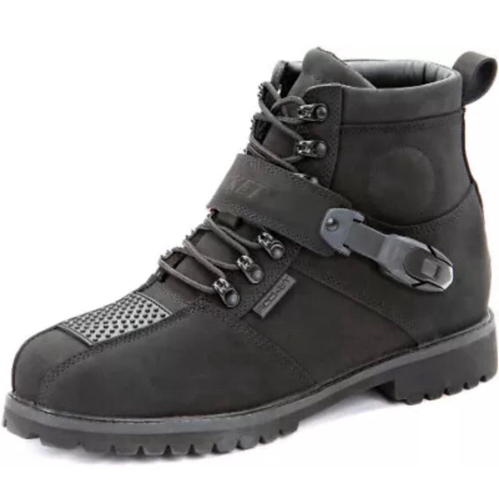 Joe Rocket Big Bang 2.0 Mens Size 8 Motorcycle Riding Boots Black 1287-0011